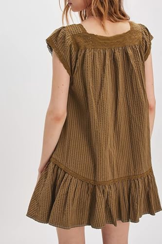 Women Y2k Floral Ruffle Mini Dress Boho V Neck Puff Sleeve Short Dress Flowy Patchwork Babydoll Dresses3