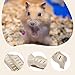 Leefasy Wooden Hamster Hideout Cave with Ladder Sturdy Irregular Shape for Small Pets Rodents Multipurpose 32x7x13cm Climbing Ramp