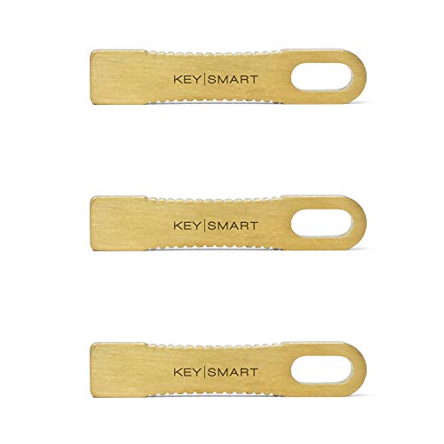 KeySmart CleanKey Mini  Kupfer-Handwerkzeug und Eingabestift, KS908-BRS-3QTY