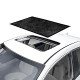 MUQIDA Car Sunroof Sun Shade, 25.6'×39.4' Magnetic Screen Breathable Mesh Car Roof Cover, UV Sun Protection Shades for Moonroof & Side Windows, Sunroof Screen for Overnight Camping