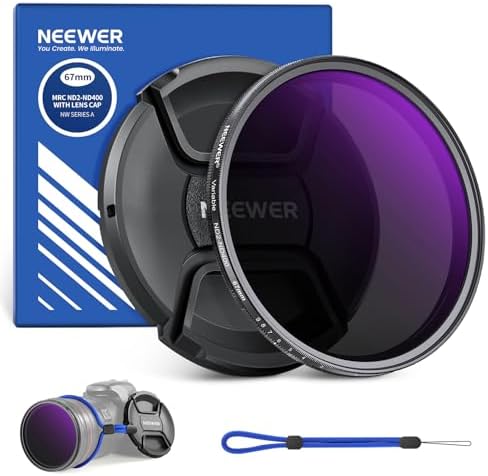 NEEWER Filtro ND Variable ND2-400 67mm
