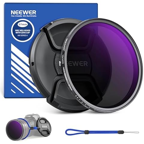 Neewer 67mm ND2-400 Variable ND Filter Cover