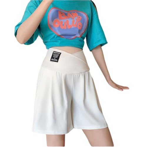 ハーフパンツ ショートパンツ ワイドパンツ マタニティーパンツ スラックス レディース 春夏 妊娠 冷感 産前産後兼用 妊婦 涼しい カジュアル リラックス 接触冷感 ボトムス ゆったり（Amazon）