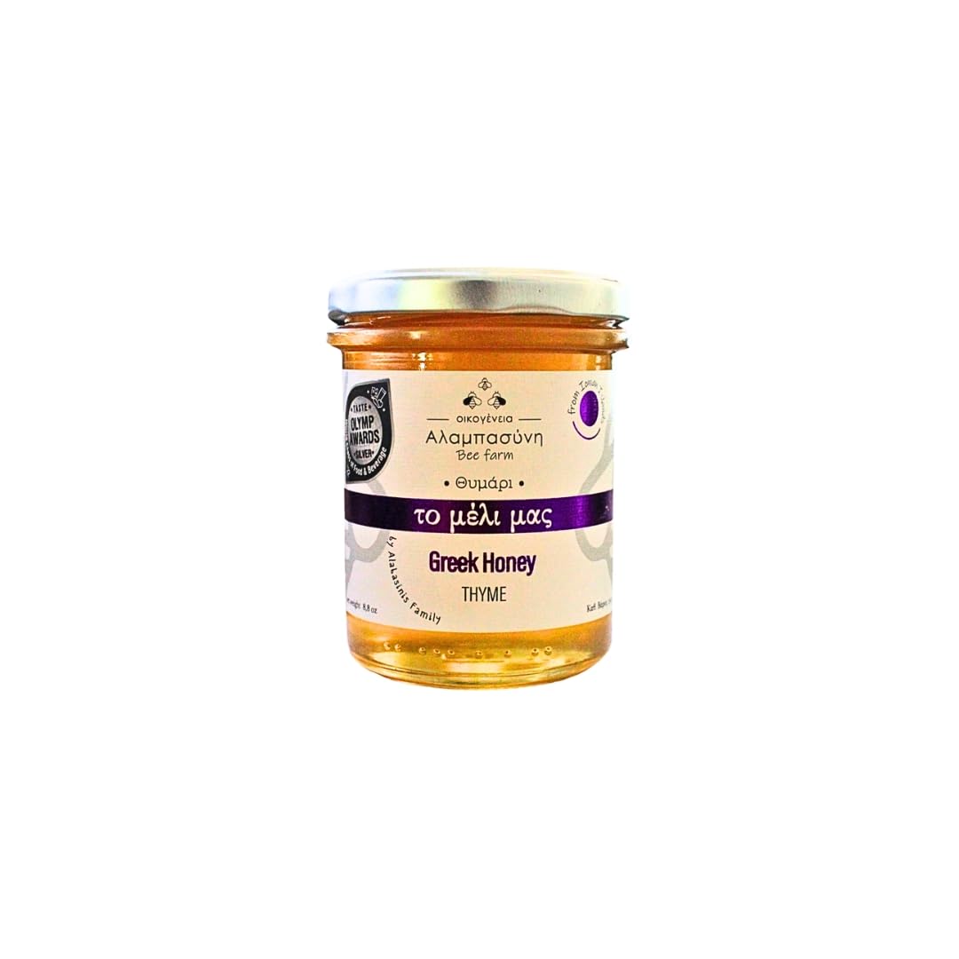 Alabasinis - Greek Thyme Honey Raw Unfiltered Natural, 250g
