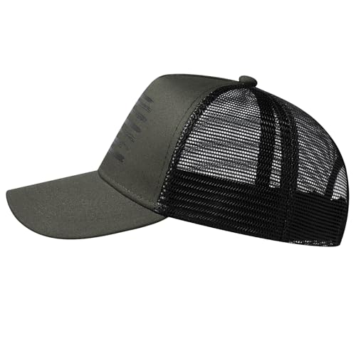 Image of VIONLAN Baseball Cap American Flag Trucker Hat for Men Women 3D Embossed Logo Adjustable Outdoor Mesh Snapback Hat