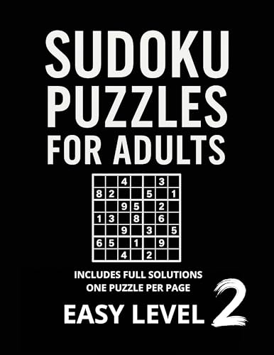 Sudoku Puzzles for Adults (Kindle Scribe Only): 100 Easy-Level Puzzles with Full Solutions – One Puzzle Per Page (VOL 2)