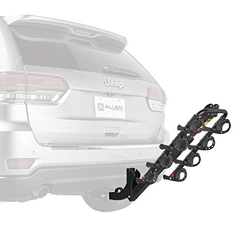 Image of Allen Sports Premier Hitch Mounted 4-Bike Carrier, Model S545, Black