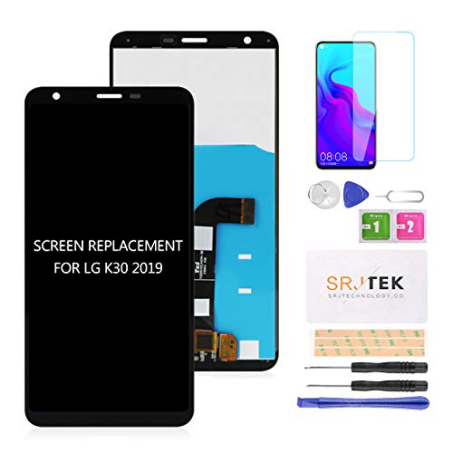 Screen Replacement for LG Aristo 4+ Plus T-Mobile LMX320TA / LG K30 2019 LG LMX320QM/LG Escape Plus LM-X320 LCD Display Touch Digitizer Screen with Adhesive Replacement Black