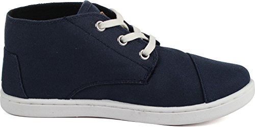 TOMS Navy Canvas Youth Classic Paseo Mids Navy 10002717 (SIZE: 2D)4