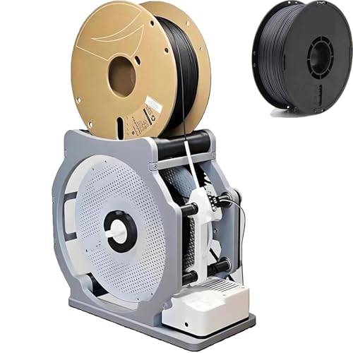 DHMYDPDZ Respalente De Filamento Industrial 3D Profesional, Rewinder De Carrete Eléctrico con Cabezal Móvil, Bobinadora eléctrica de Carrete 3D para Impresión 3D y Soldadura