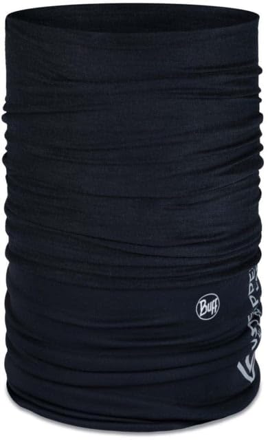 Buff Adult Windproof Neck Gaiter, Head and Neck Protection from Cold and Wind, Breathability, Ultra-Stretch Technology, Inner Polar Fleece Layer, Solid Black, One Size