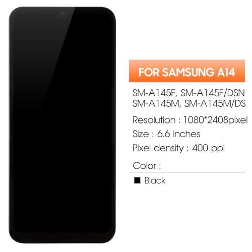 Écran Samsung A14 4G cassé solution de remplacement tactile LCD - 2