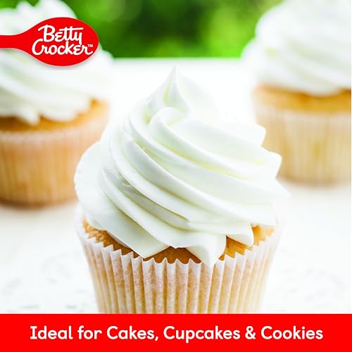 Betty Crocker Vanilla Frosting, 400g, Rich and Creamy Frosting to Top Over Cakes, Cupcakes and Cookies