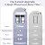 SimPure Whole House Water Filter System, 2-Stage Clear Home Water Pre-Filtration with Carbon and Sediment Filters, Reduce Odor, Chlorine, Taste, Iron, Lead, 1" NPT Brass Port, BPA Free(DB10C-2)