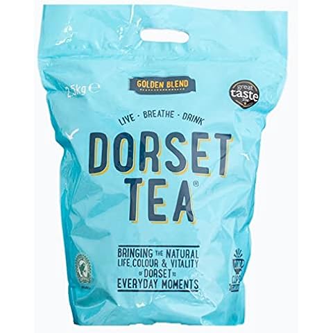Dorset Tea Sunshine Blend Bulk Pack 1100 Biodegradable Black Tea Bags for Catering, Sharing, Office Tea Breaks - 100% Rainforest Alliance Certified Cover