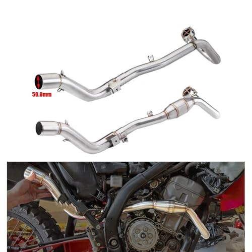 Tuyau d'échappement avant CRF250L CRF300L style 2 collecteur de modification 51mm pour moto cross