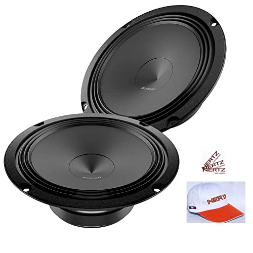 2 woofers AUDISON AP6.5 2 Ohm 16,5 cm 165 mm 6,5" diámetro 70 Watt rms 210 Watt MAX sensibilidad 95 db por Coche, por Pareja + capuchón y 3 Stickers Gratis Cover