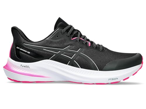 GT-2000 12 LITE-SHOW ASICS amorti stable et haute visibilité argent noir