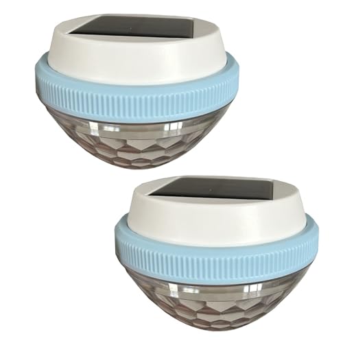 Luces LED solares decorativas Ameble para ambientar piscinas noches de patio y acuarios