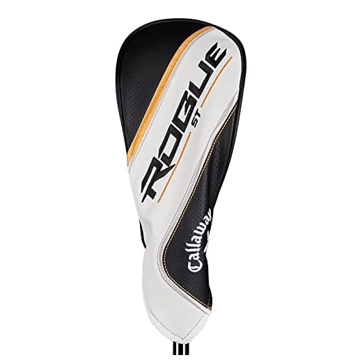 Callaway New Golf Rogue ST Couvre-club en bois de parcours Blanc/noir/doré