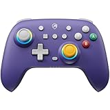 ECHTPower Mando Inalámbrico para Switch, Diseño Retro, Switch Pro RGB con Hall Joystick, Giroscopio, Turbo, Programable, 4 Vibraciones, Mando PC Wireless para Switch/Lite/OLED/PC/Android/iOS