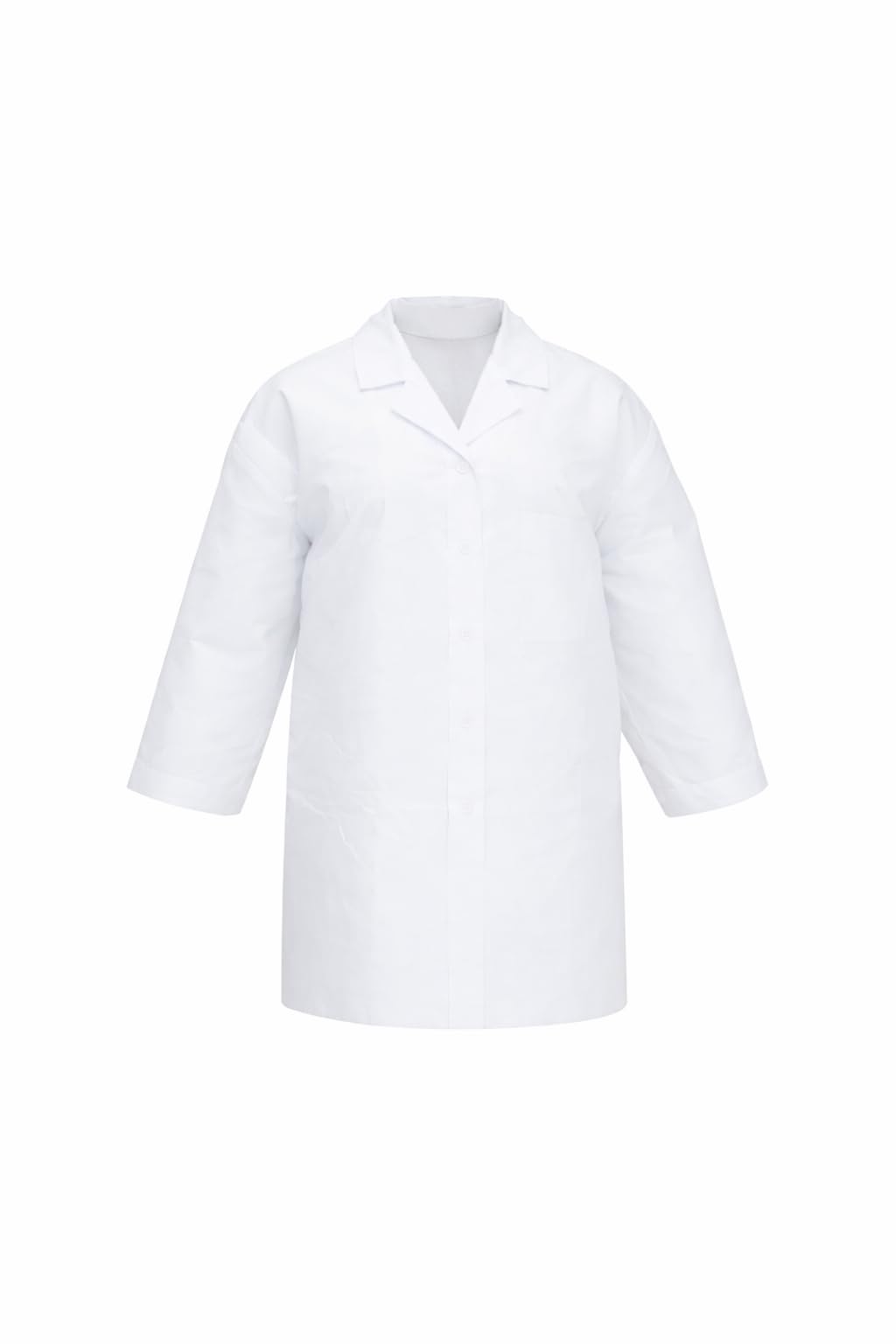 Batas Infantiles Desechables de Polipropileno TNT 35g, 6 a 10 años. Color BLANCO. 50 unidades.
