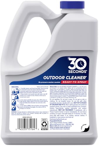 Image of 30 SECONDS Outdoor Cleaner 2 Pack with Hose End Sprayer