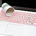 MOSISO Silicone Keyboard Cover Compatible with MacBook Air 13 inch A1466 A1369 2010-2017&Compatible with MacBook Pro 13/15 inch (with/Without Retina Display, 2015 or Older Version), Rose Quartz