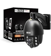 INSTAR IN-8415 2K+ LAN/PoE/WLAN Surveillance Camera with KI (AI) - Controllable IP Camera - WPA3-2.4 and WiFi 5 GHz - Indoor Use - PIR - PTZ - HomeKit - MQTT