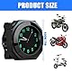 Motorrad Lenkeruhr, 22-25 MM Uhr für Motorradlenker, Fahrraduhr für Lenker, Aluminiumlegierung Motorraduhr Wasserdichte Halterung Uhr Leuchtend, Lenkerhalterung Uhr für Motorräder Elektrofahrzeuge