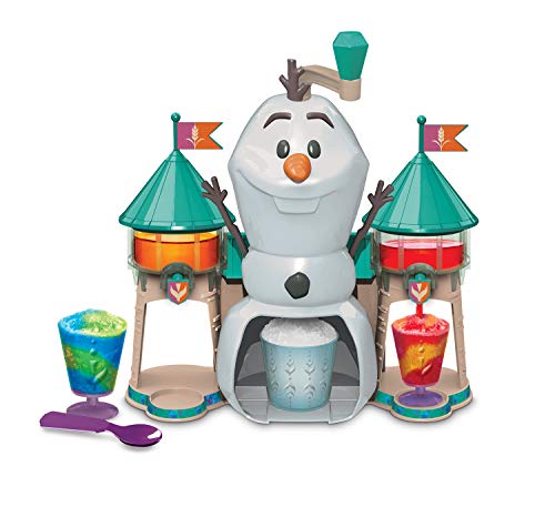 Disney Frozen II Slushy Treat Maker Includes Slushy Unit, Ice Shaver, Ice Cube Molds, Ice Bucket, Slushy Cup & Spoon
