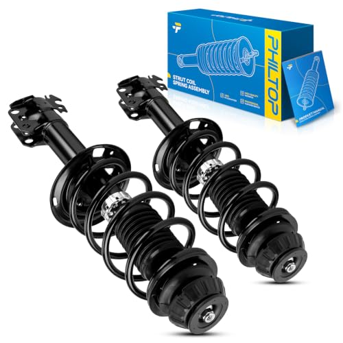 Image of PHILTOP Front Complete Struts Assembly with Coil Spring For 2008-2010 Scion xD 172441 /172442-Quick Loaded Suspension