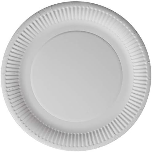 Paper Plates 23cm - Pack of 100 9inch Paper Plates, Disposable Plates, Party Plates