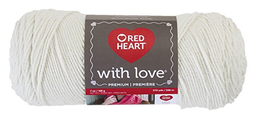 Image of Red Heart With Love Yarn - Eggshell