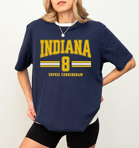 Sophie Cunningham 8 Indiana Basketball T-Shirt | Women's Hoops Graphic Tee | Unisex Pro Basketball Fan Gift2