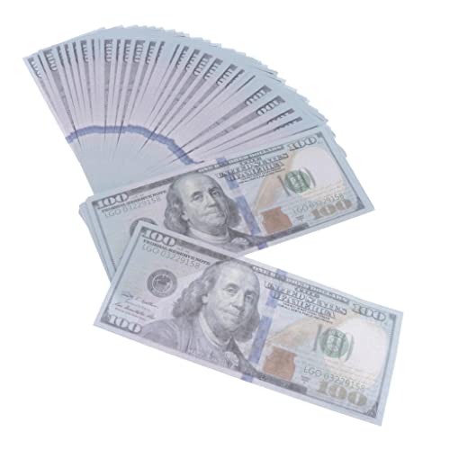 Billetes de utilería de dinero de imitación en papel de 100 piezas 3
