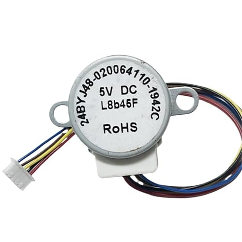 Moteur pas à pas 24BYJ48 5V CC avec réducteur idéal pour caméra de surveillance et nacelle PTZ