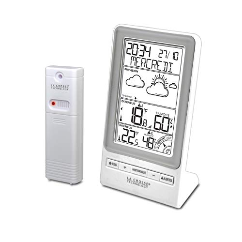 La Crosse Technology La Crosse Technology-WS6819 Prévision, Alertes de Température et Indice de Confort Station météo, Argent