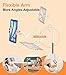 SCENEIN Gooseneck Tablet Holder for Bed, Flexible Long Arm Tablet Mount Stand for Reading in Bed, Compatible with iPad Mini Pro Air Phone Switch Samsung Galaxy Tabs Kindle Fire, More 4.7-12.9