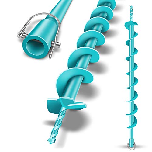 BRUNNENTAL® Tarière 40 mm – Idéale pour Creuser la Terre – Foreuse Jardin/Tarière pour Perceuse – Pointe Robuste 40 mm – Meche Tariere SDS – Outil Creuser...