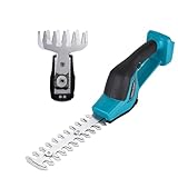 Cordless Hedge Trimmer for Makita 18V Battery(Tool Only),2-in-1 Electric Bush Shrub Trimmer & Grass Shears for Yard Garden and Lawn