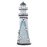 ifundom 1 pc candeliere del faro dell'oceano lampada mediterranea modello di faro decorazioni per sale da casa arredamento a tema nautico faro a led collezione ferro da stiro mare