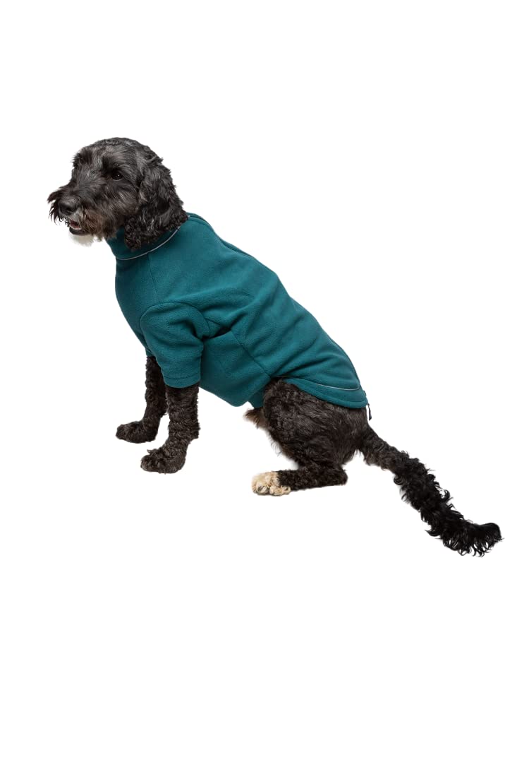 Fleece Dog Jumper Puppy Jacket Winter Coat XS, S, M, L, XL Pet Clothes Rydale 18 Colours (Small, Teal) — image 1