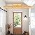 UME 2 Pack LED Outdoor Wall Light Fixtures, Black Front Porch Lights Wall Mount Lighting, Exterior Waterproof Wall Lantern Light Fixture Anti-Rust Farmhouse Wall Sconce for Patio, Doorway, Garage
