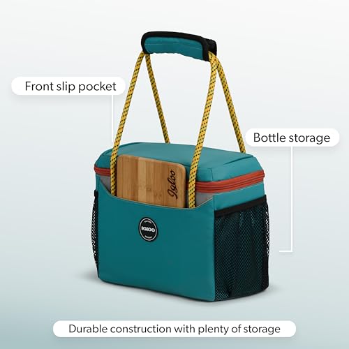 Igloo Summit Cube 12-Can Insulated Lunchbox Cooler, Lagoon Teal by Igloo - Used condition - Image 3