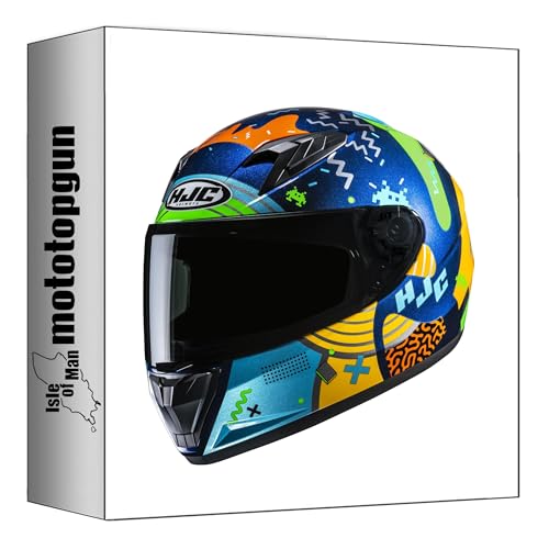 Casque intégral HJC Y10 Mika MC23 taille M fini les courants d'air