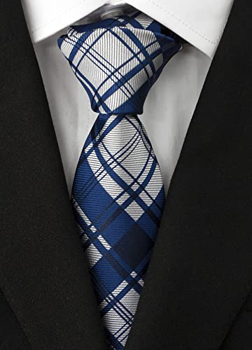 Image of Men's Necktie Classic Silk Tie Woven Jacquard Neck Ties 9 PCS