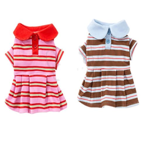 Pet clothing �� �� �����s�[�X �t �� ���^���v���[�c�X�J�[�g �ݕt�� �z�F�� �ی앞 ������� ���킢�� �L�k�� �����h�b�O�E�F�A �`���� �v�[�h�������іh�~ (19) (�u���E��, L)