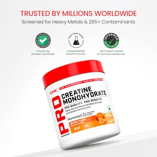 GNC Creatine Monohydrate PRO Performance Powder 3g - Image 4