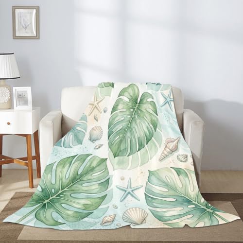 Couverture de lit Monstera jeté de canapé chic de haute qualité - 7